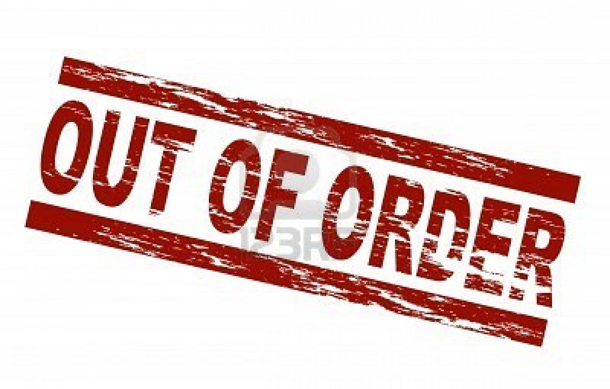 out of order image